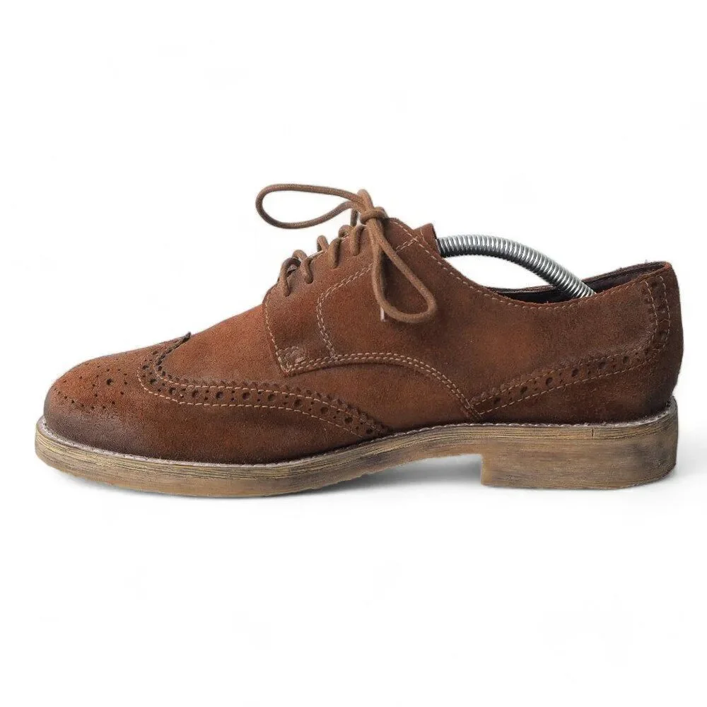 Pikolinos‎ Canet Wingtip Suede Casual Oxfords Brown Men's 9-9.5